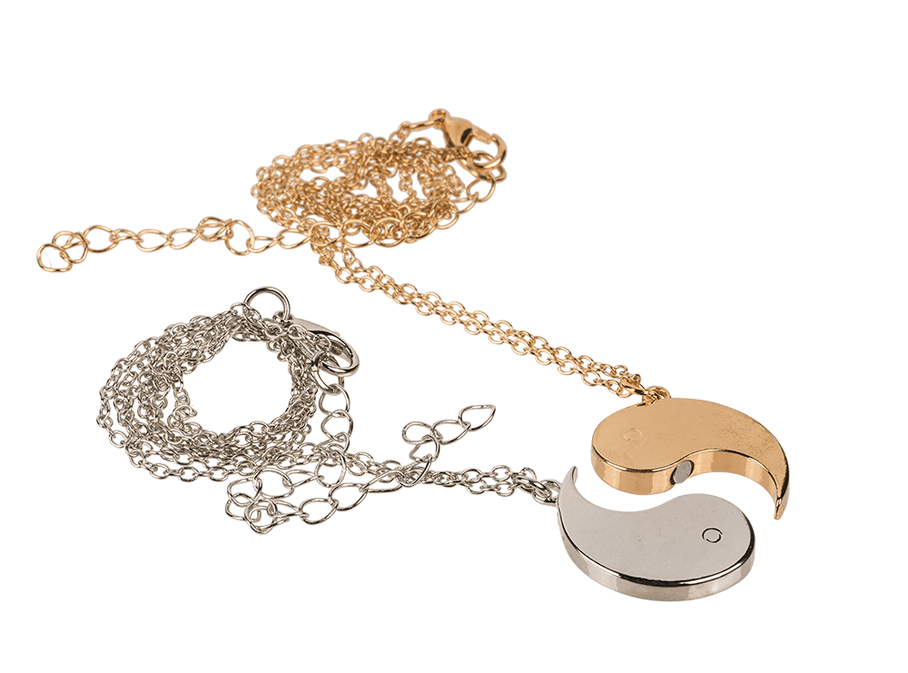 Magnetic Necklace, Ying and Yang,