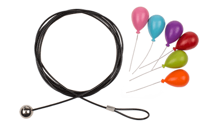 Photo steel wire with 6 magnets , Balloon,