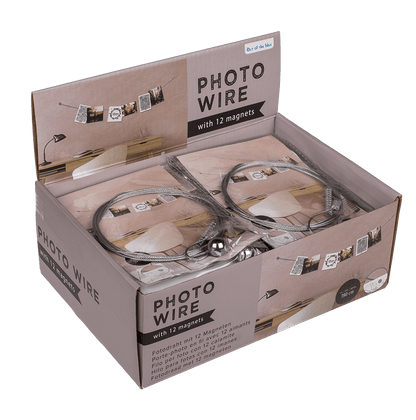 Photo steel wire with 12 magnets ,