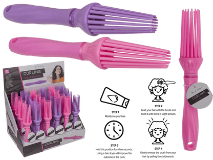 Curling Hairbrush, 22 x 2 cm,