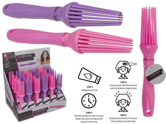 Curling Hairbrush, 22 x 2 cm,