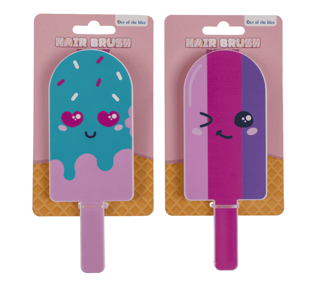 Haarbürste, Kawaii, 16,5 x 6 cm,