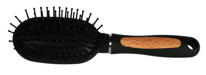 Hairbrush in wooden optic,