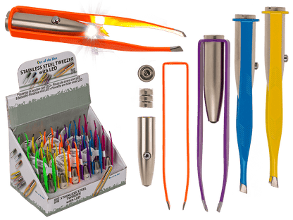 Stainless steel tweezer, Colours,
