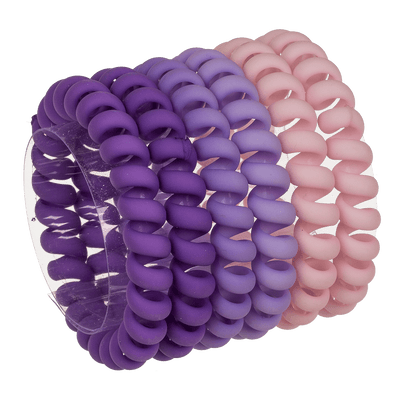Spiral hair ribbon, Telephone cord, matte,