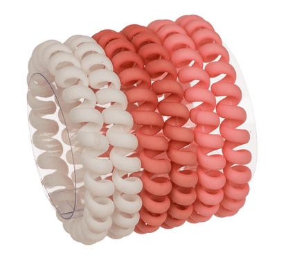 Spiral hair ribbon, Telephone cord, matte,