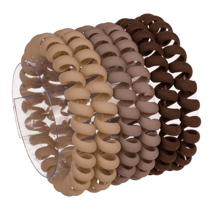 Spiral hair ribbon, Telephone cord, matte,