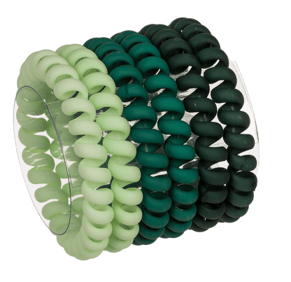 Spiral hair ribbon, Telephone cord, matte,