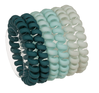 Spiral hair ribbon, Telephone cord, matte,