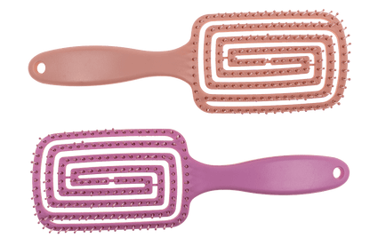 Flexible detangling brush,