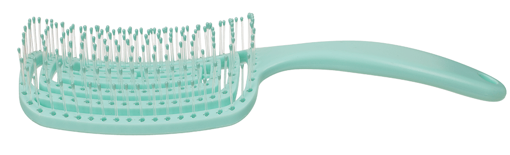 Flexible detangling brush,