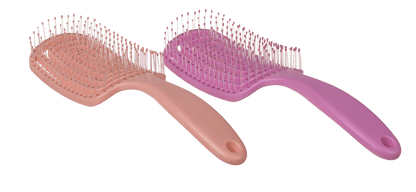 Flexible detangling brush,