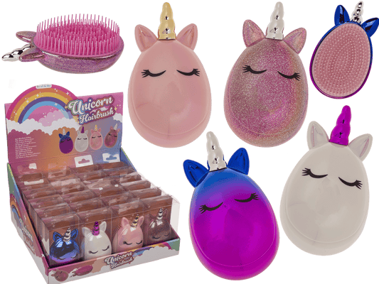 Hair brush, Unicorn,