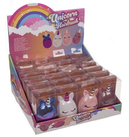 Hair brush, Unicorn,