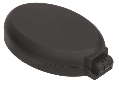 Folding pocket mirror with hair brush,