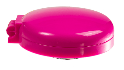 Pocket mirror with brush,