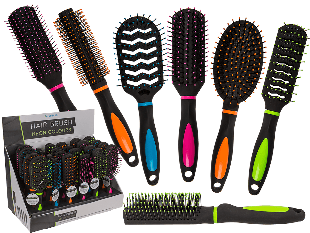 Hair brush, Neon,