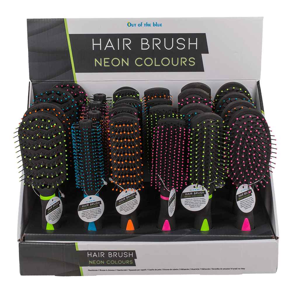 Hair brush, Neon,