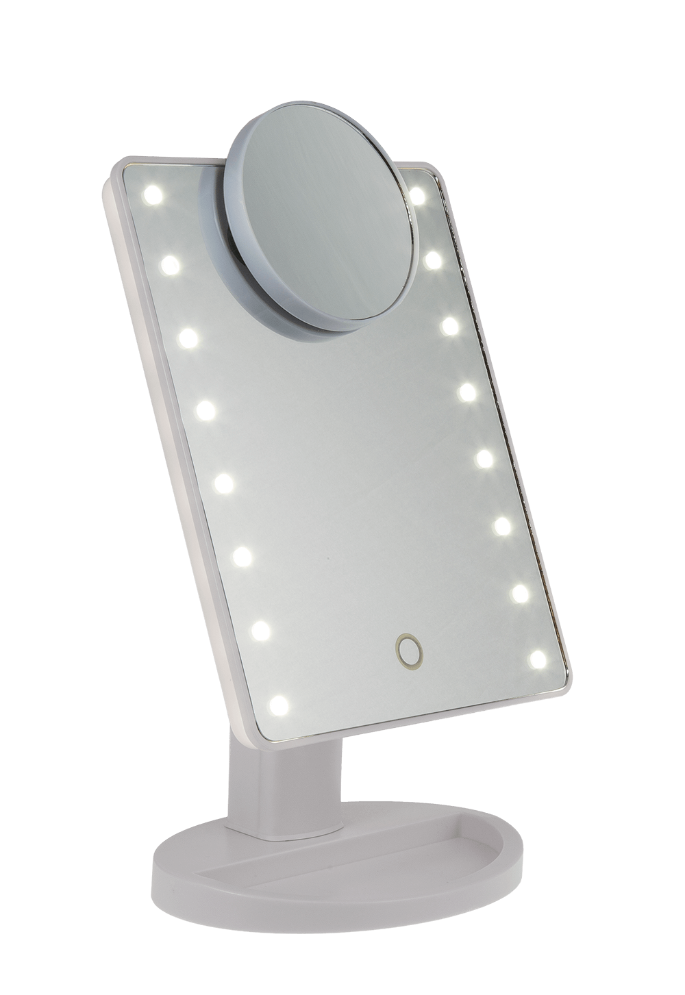 Cosmetic mirror with 16 LED & magnifier mirror,