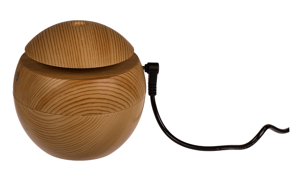 Mini humidifier/oil diffuser, Wooden Optic,