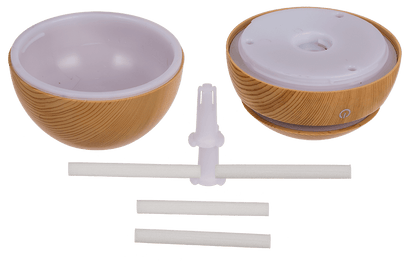 Mini humidifier/oil diffuser, Wooden Optic,