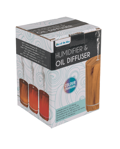 Mini humidifier/oil diffuser, Wooden Tower Optic