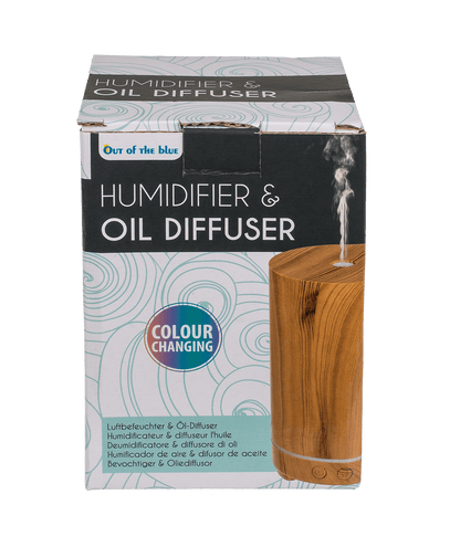 Mini humidifier/oil diffuser, Wooden Tower Optic