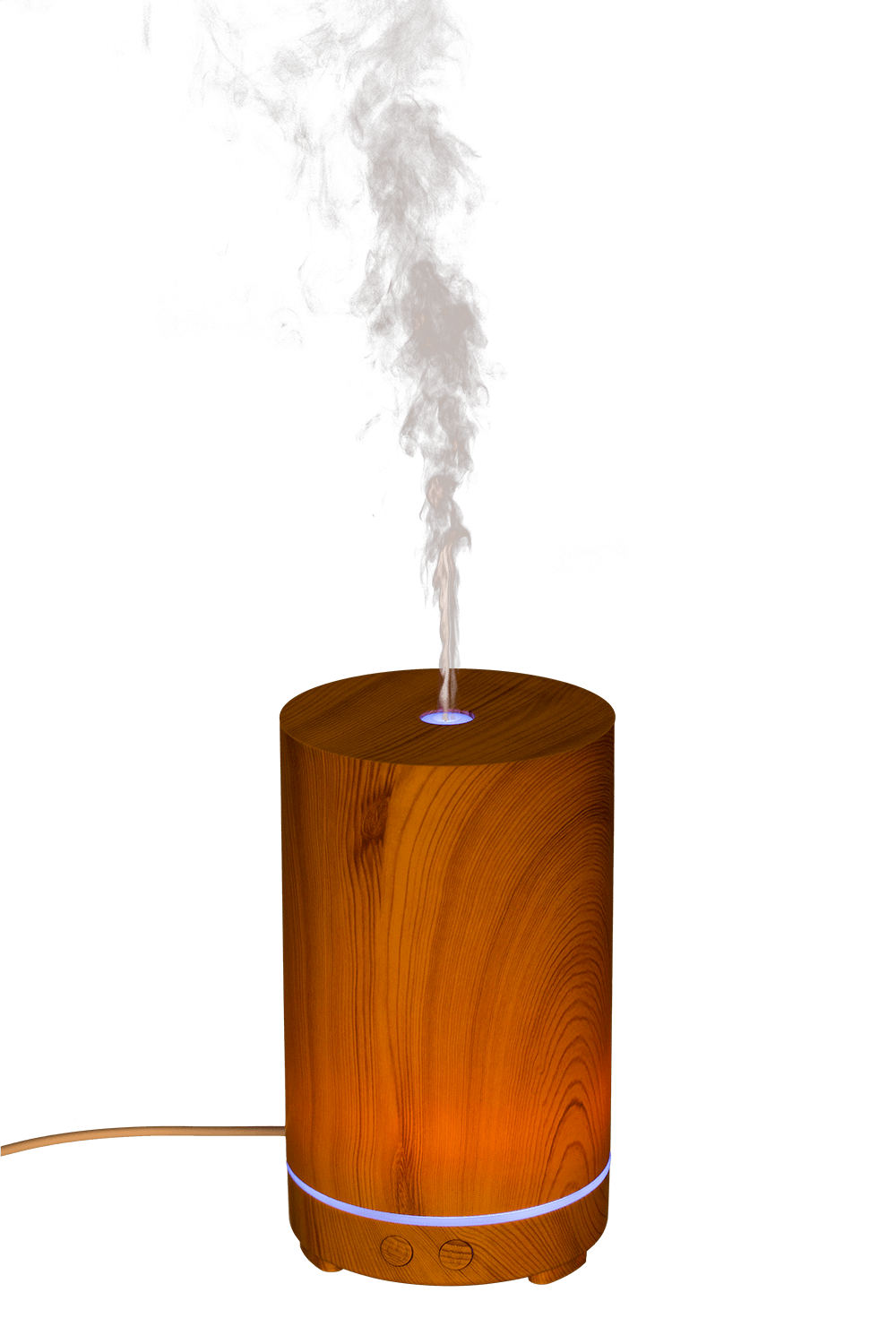 Mini humidifier/oil diffuser, Wooden Tower Optic