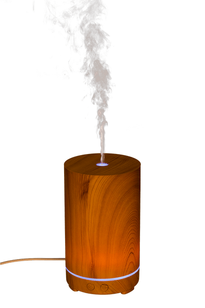 Mini humidifier/oil diffuser, Wooden Tower Optic