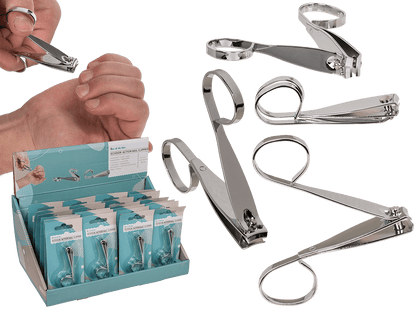 Scissor Action Nail Clippers, approx. 8 x 1,4 cm,