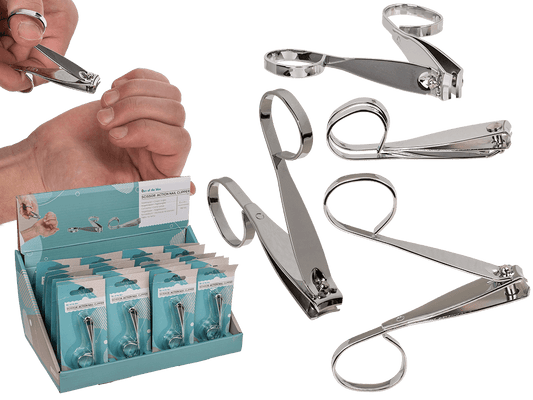 Scissor Action Nail Clippers, approx. 8 x 1,4 cm,