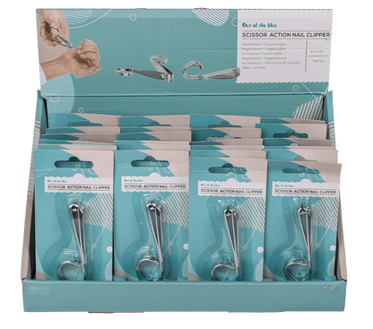 Scissor Action Nail Clippers, approx. 8 x 1,4 cm,