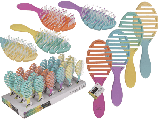Flexible hair brush, Candy Colours,