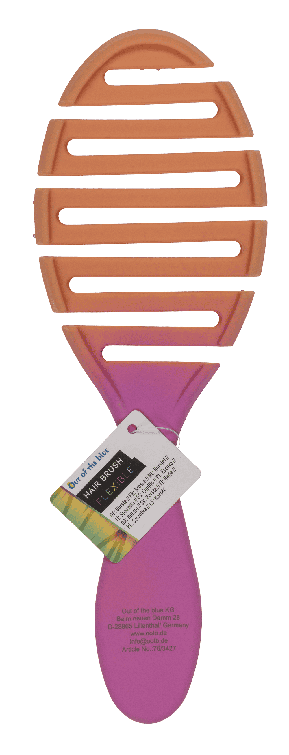 Flexible hair brush, Candy Colours,