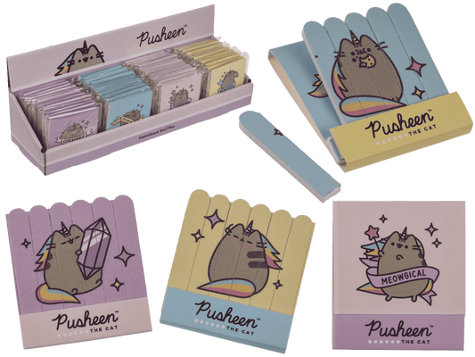 Matchbox nail files, Pusheen,
