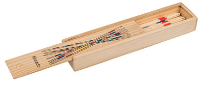 Wooden-micado game, ca. 19 cm, in wooden box,