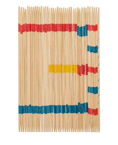 Wooden-micado game, ca. 19 cm, in wooden box,