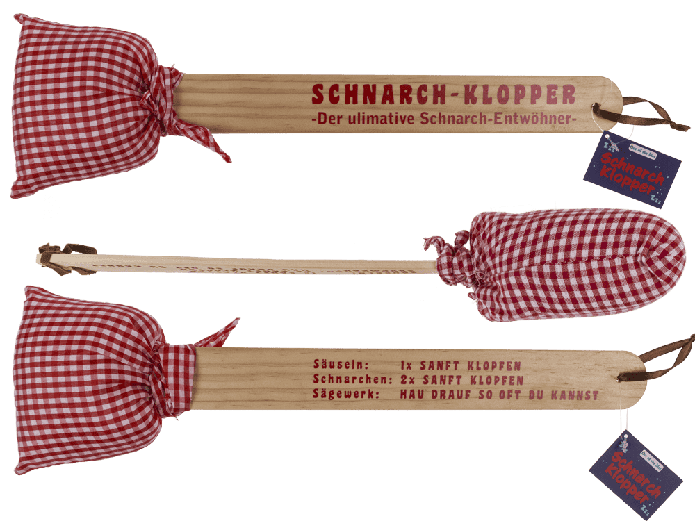 Wooden Snore-Stopper with Cushion,