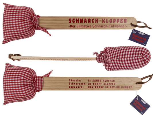 Wooden Snore-Stopper with Cushion,