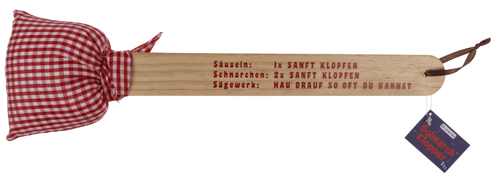 Wooden Snore-Stopper with Cushion,