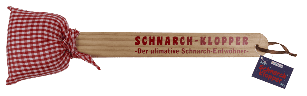 Wooden Snore-Stopper with Cushion,