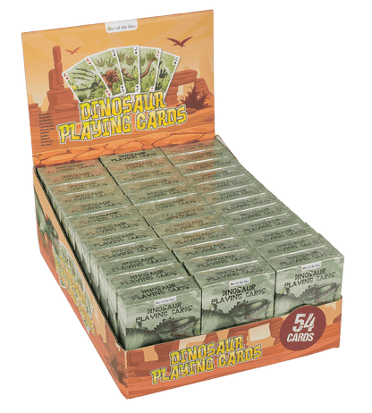 Playing cards, Dinosaur, approx. 5,7 x 8,7 cm,