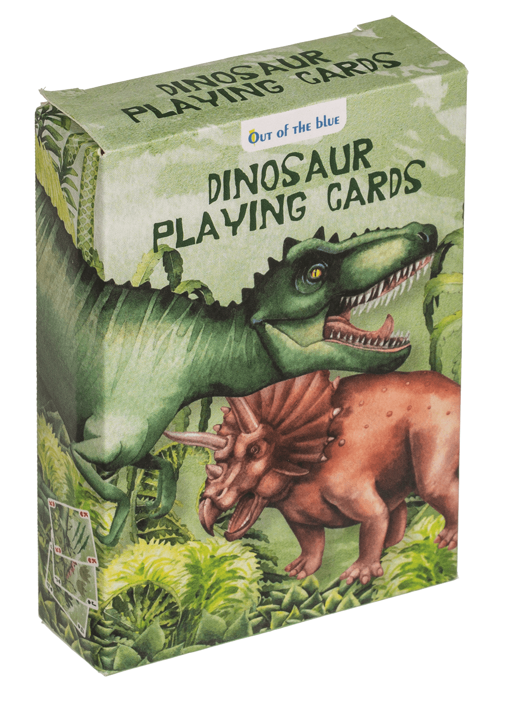 Playing cards, Dinosaur, approx. 5,7 x 8,7 cm,