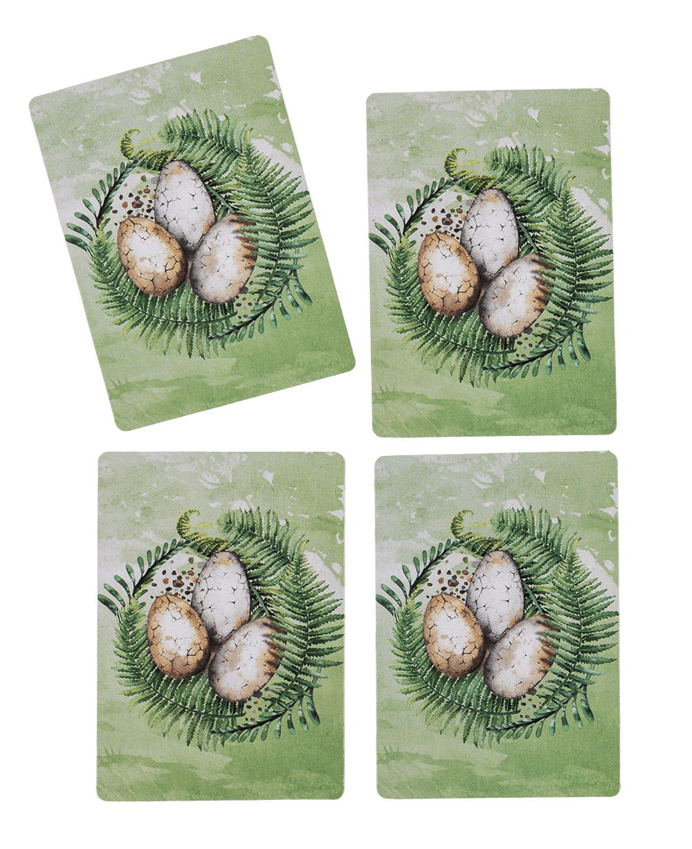 Playing cards, Dinosaur, approx. 5,7 x 8,7 cm,