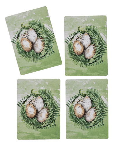 Playing cards, Dinosaur, approx. 5,7 x 8,7 cm,