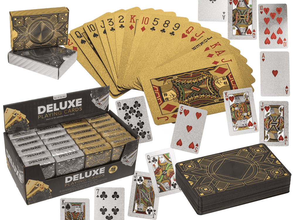 Deluxe Playing cards, approx. 5,7 x 8,7 cm,