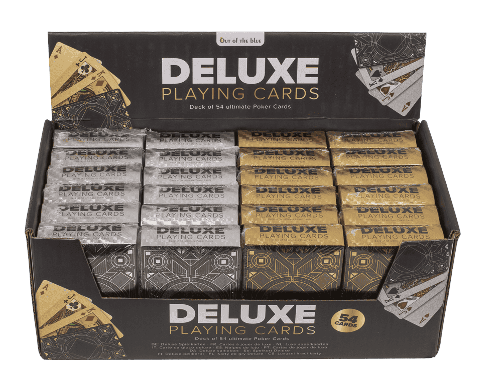Deluxe Playing cards, approx. 5,7 x 8,7 cm,