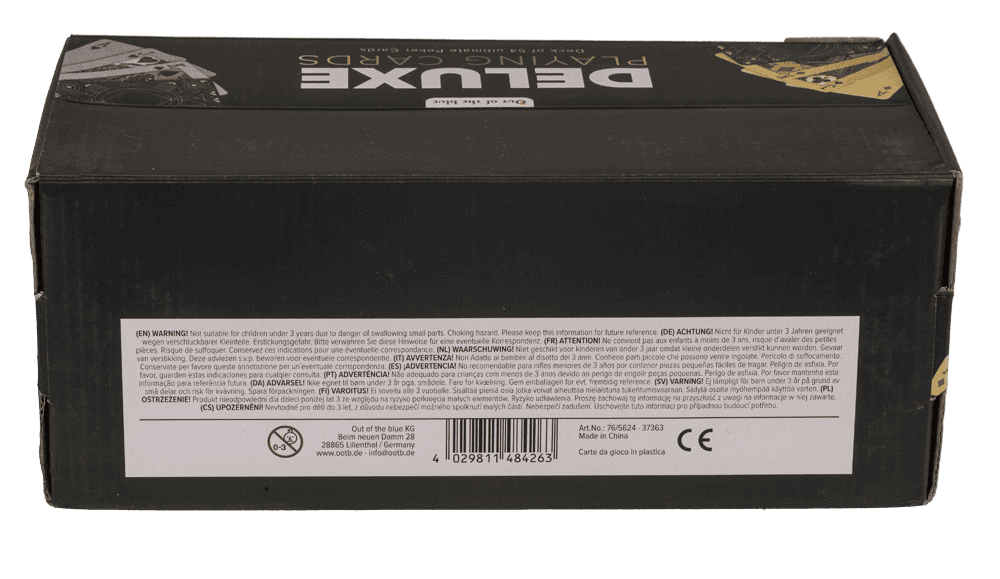 Deluxe Playing cards, approx. 5,7 x 8,7 cm,