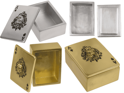 Storage box for playing cards, Skull,