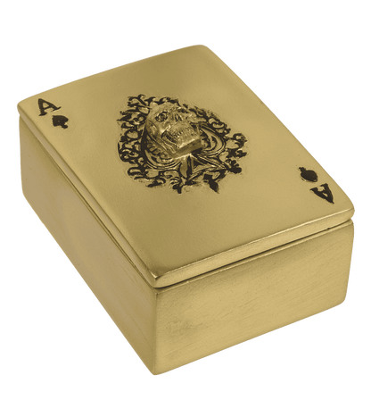 Caja para guardar naipes, calavera